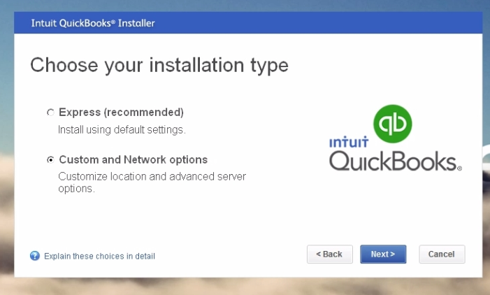 QuickBooks Desktop Installation Type